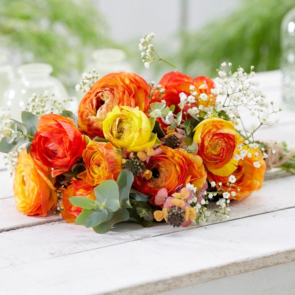 Ranunculus Red/Yellow - Longfield Gardens